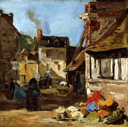 Honfleur, Saint-Catherine market place