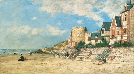 Malakoff Tower and the Shore at Trouville