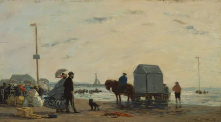 On the Beach at Trouville