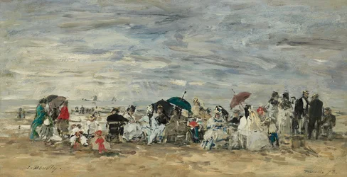 Trouville, Beach Scene