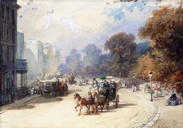 A Carriage at Hyde Park Corner, London