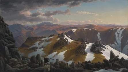 North-east View from the Northern Top of Mount Kosciusko