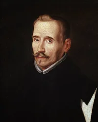 Portrait of Felix Lope de Vega y Carpio (1562-1635), Spanish playwright and poet (detail)