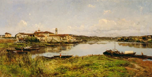 View of Sesto Circalende, c.1885