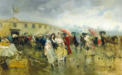 Outside the Plaza de Toros, Madrid, 1897