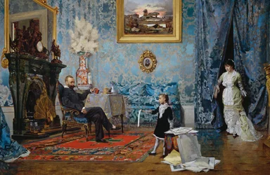 The Fabricci family, ca 1880