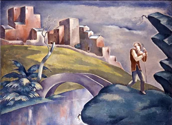 Landscape with a Human Figure / Landscape with a Wanderer