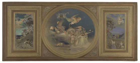 Sketch for the dining room of the Hôtel de Ville de Paris: Allegorical ceiling, ca. 1891