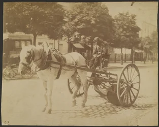 Sweeper Drawn by a Horse