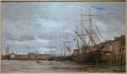 Harbor with Sailing Ships