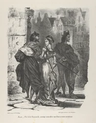 Faust Trying to Seduce Marguerite, 1825-27