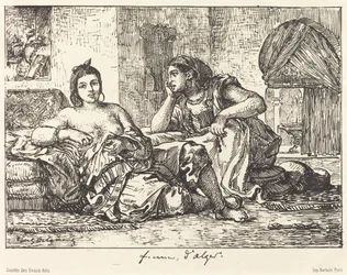 Women of Algiers, 1833