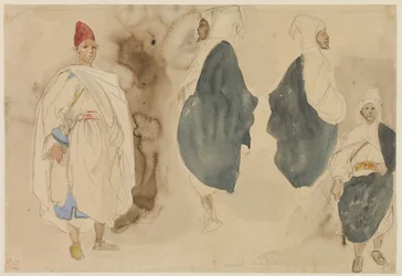 Four Sketches of Arab Men
