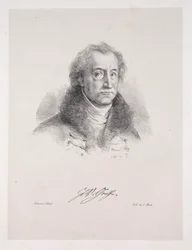 Illustrations for Faust: Frontispiece - Portrait of Johann Wolfgang von Goethe