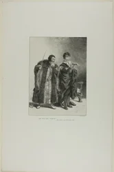 Polonius and Hamlet, plate 4 from Hamlet