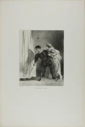 The Murder of Polonius, plate 9 from Hamlet