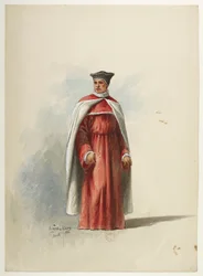 Saint-Saëns - Henry VIII - Costume Designs - Lacoste - 15. Costume