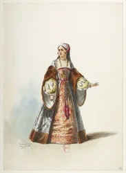 Saint-Saëns - Henry VIII - Costume Designs - Lacoste - 17. Costume