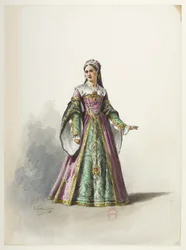 Saint-Saëns - Henry VIII - Costume Designs - Lacoste - 19. Costume