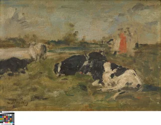 Cows in a Meadow