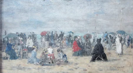 On the Beach of Trouville
