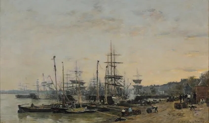 The Port of Bordeaux, Seen from the Quai des Chartrons
