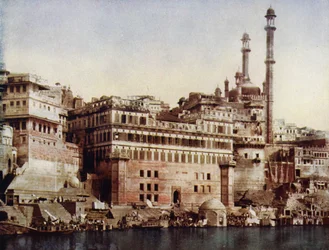 Benares, a Mosque on the Site of an Ancient Hindu Temple