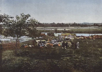 Embarkation at Cho-Huyen near Kuang-Tri