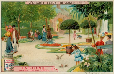 A Public Garden of 1900s