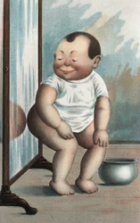 Baby with a Mirror