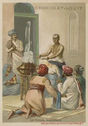 Brahmin Raising Water by Magnetism, India
