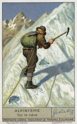 Climbing on neve
