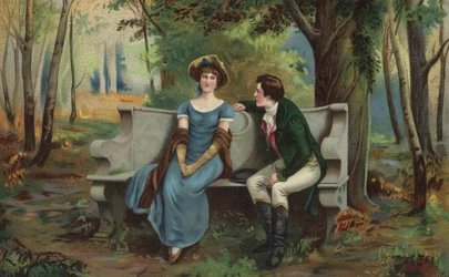 Couple on a Bench
