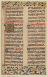 Facsimile from the Gutenberg Bible