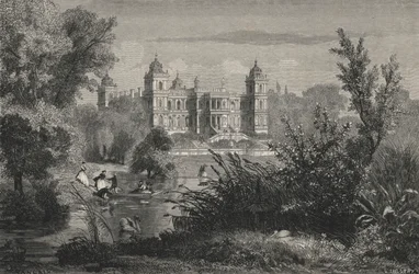 Ferrieres, to Baroness Rothschild (engraving)