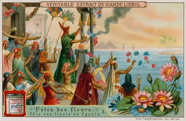 Flower Festival in Ancient Egypt