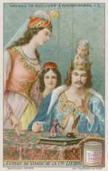 Gulliver Discusses Politics with the King of Brobdingnag