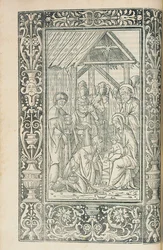 Illustration from the Decachordum Christianum by Marcus Vigerius, Fano