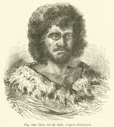 Otoo, King of Tahiti, after Pritchard