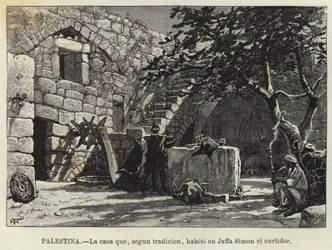 Palestine, The House that, According to Tradition, Simon the Tanner Lived in Jaffa