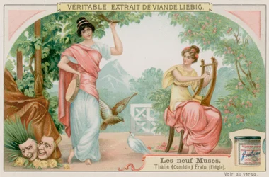 Thalia (Comedy) and Erato (Elegy)