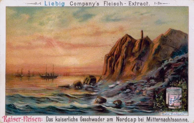 The Imperial Fleet at North Cape in Finland