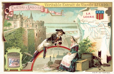 The Loire, and a View of the Chateau of Amboise