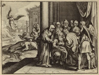 Tobias Restoring the Sight of His Father Tobit