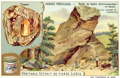 Topaz rock at Schneckenstein, Saxony