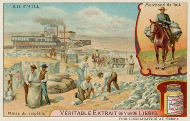 View of a Saltpetre Mine and a Mounted Milkman