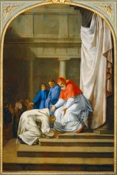 Saint Bruno at the Feet of Pope Urban II, 1645-1648