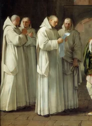 Saint Bruno Receives a Message from Pope Urban II (detail)