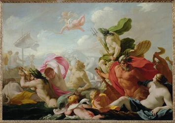 The Sea-Gods Honour Amor, God of Love