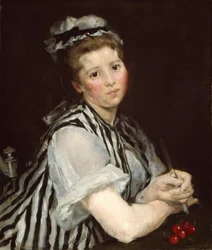 Girl with Cherries, c.1870